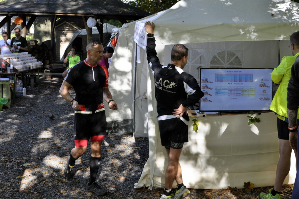 Live-Ergebnisse während des Rennens